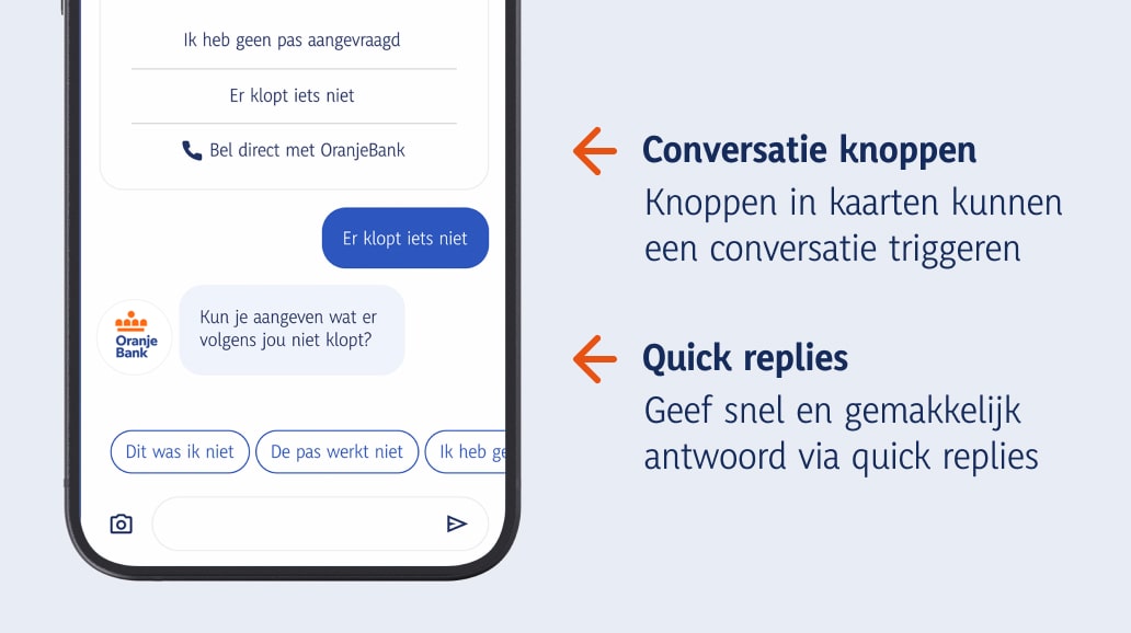 rich-business-messaging-nederland (16) Conversational design, buttons, knoppen, quickreplies