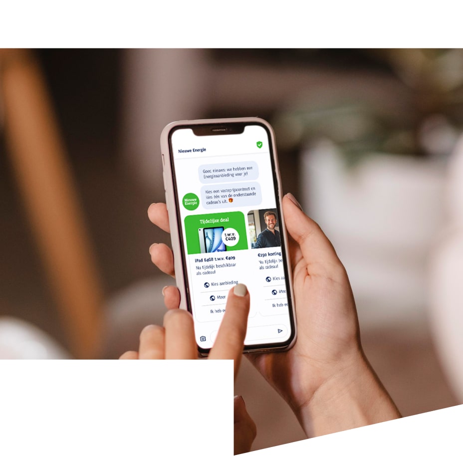 rich-business-messaging-nederland-interface Afbeelding van een Rich Business Messaging interface